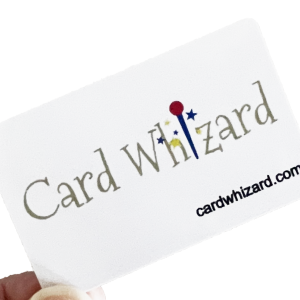Card Whizard Branded Card - White