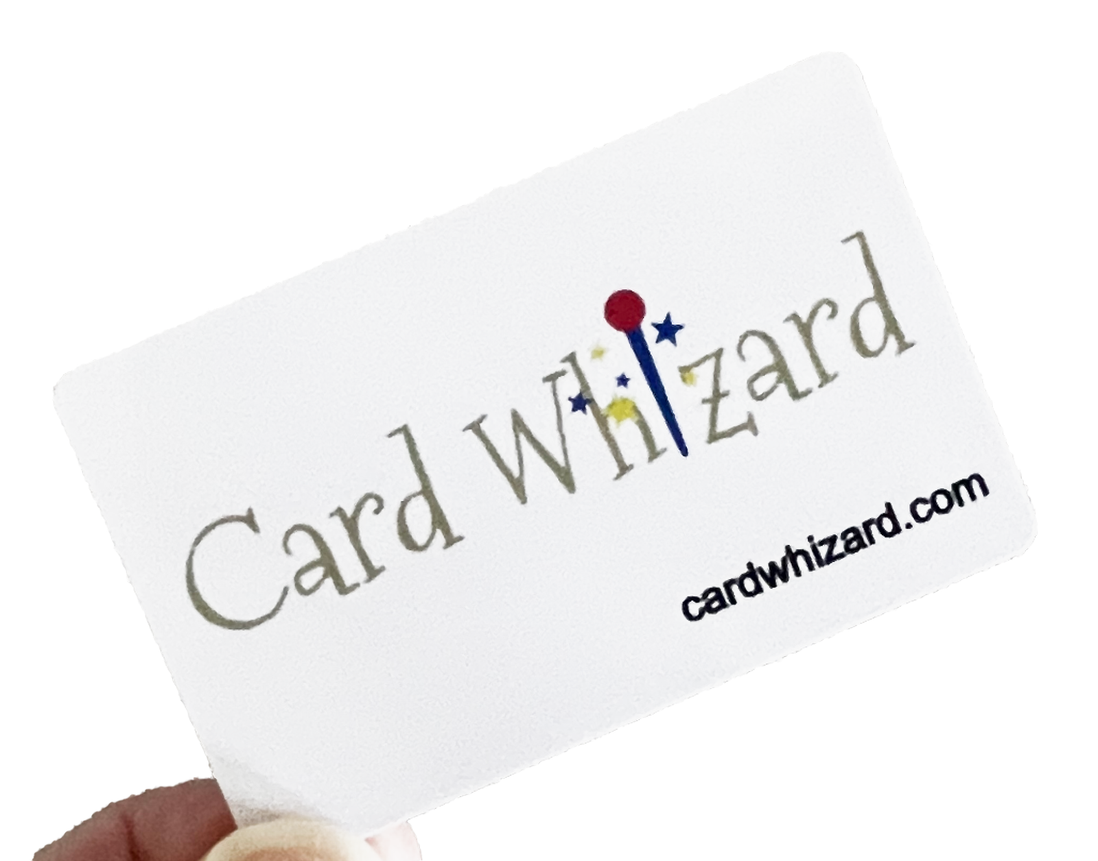 Card Whizard Branded Card - White